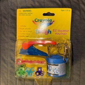 Crayola Dough Keychain Set - Blue and Red